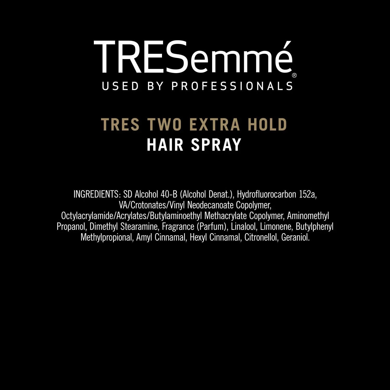 TRESemmé Extra Firm Control Hair Spray (2-Pack, 14.6oz Cans) – All-Day Hold, Anti-Frizz, Humidity Resistant