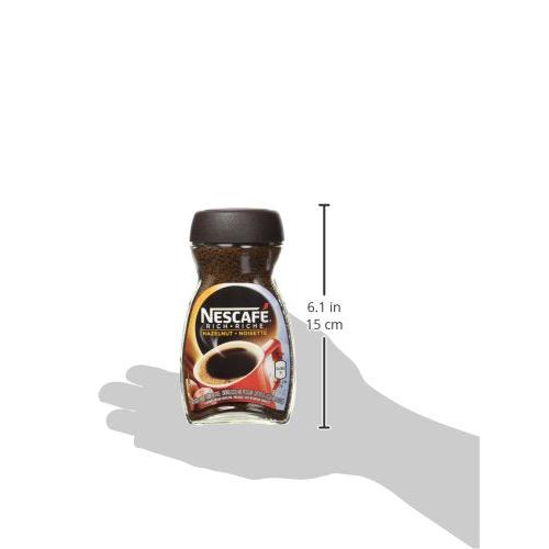 Nescafé Rich Hazelnut Instant Coffee - Smooth Flavored Brew (100g Jar)