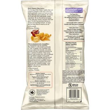 Miss Vickie's Applewood Smoked BBQ Kettle Cooked Chips (Large 200g / ~7 oz Bag)
