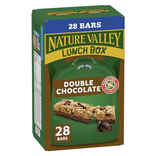 Nature Valley Lunch Box Double Chocolate Flavor Granola Bars, 28ct, 728g/1.6 lbs.