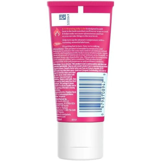 K-Y Warming Jelly Lube (2.5oz) - Sensorial Heat & Enhanced Pleasure, Condom Safe