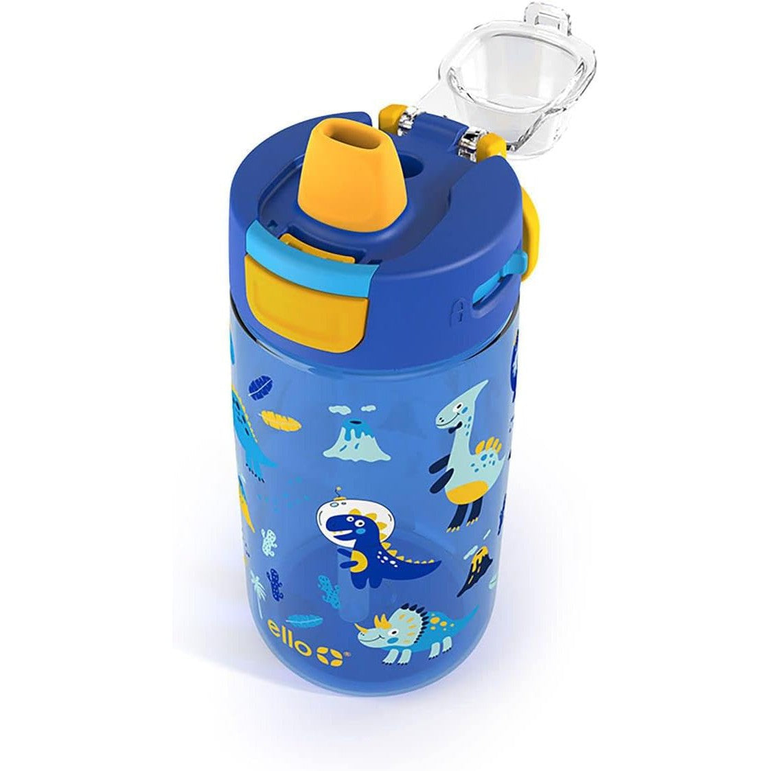 Ello Kids Colby 14oz Water Bottle (3-Pack) – Leak-Proof, BPA-Free Tritan, Easy Carry Loop! (Choose Your Color Set)