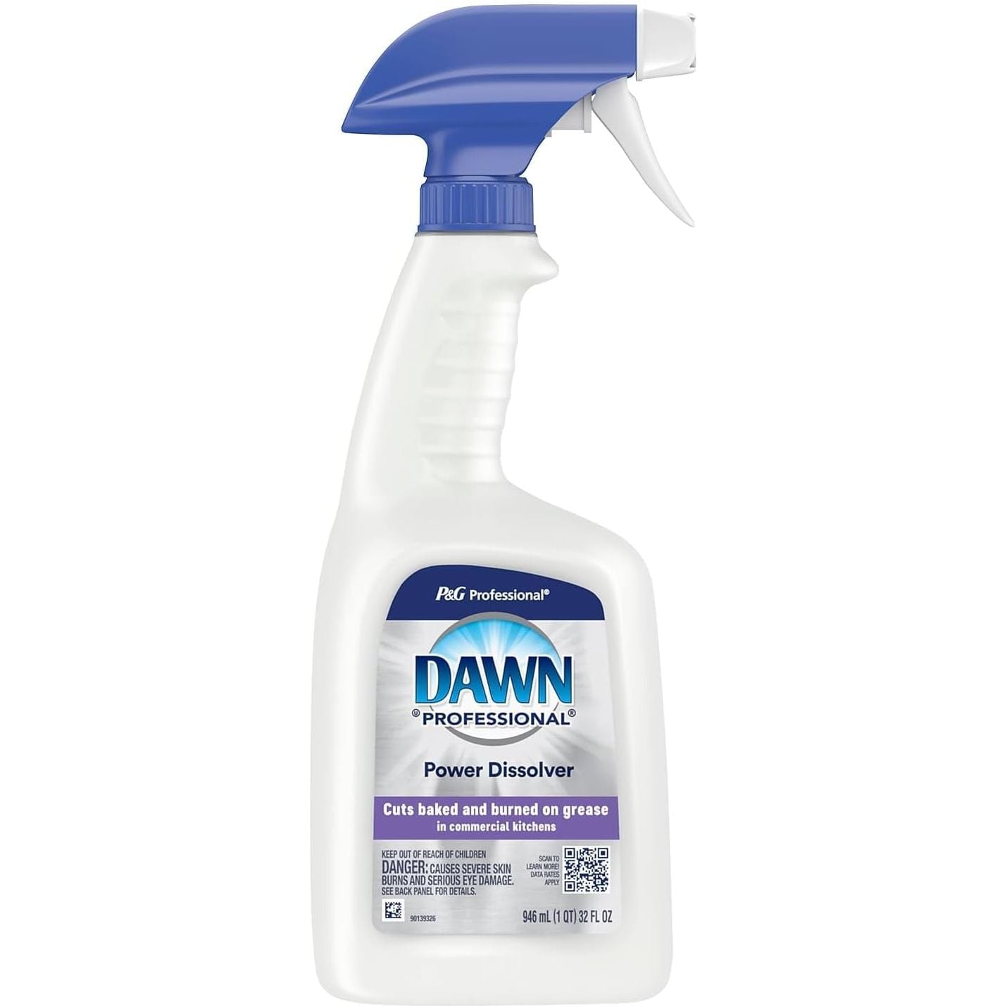 Dawn Professional Power Dissolver: Ultimate Grease & Carbon Cleaner for Kitchens (32oz, 2-Pack)