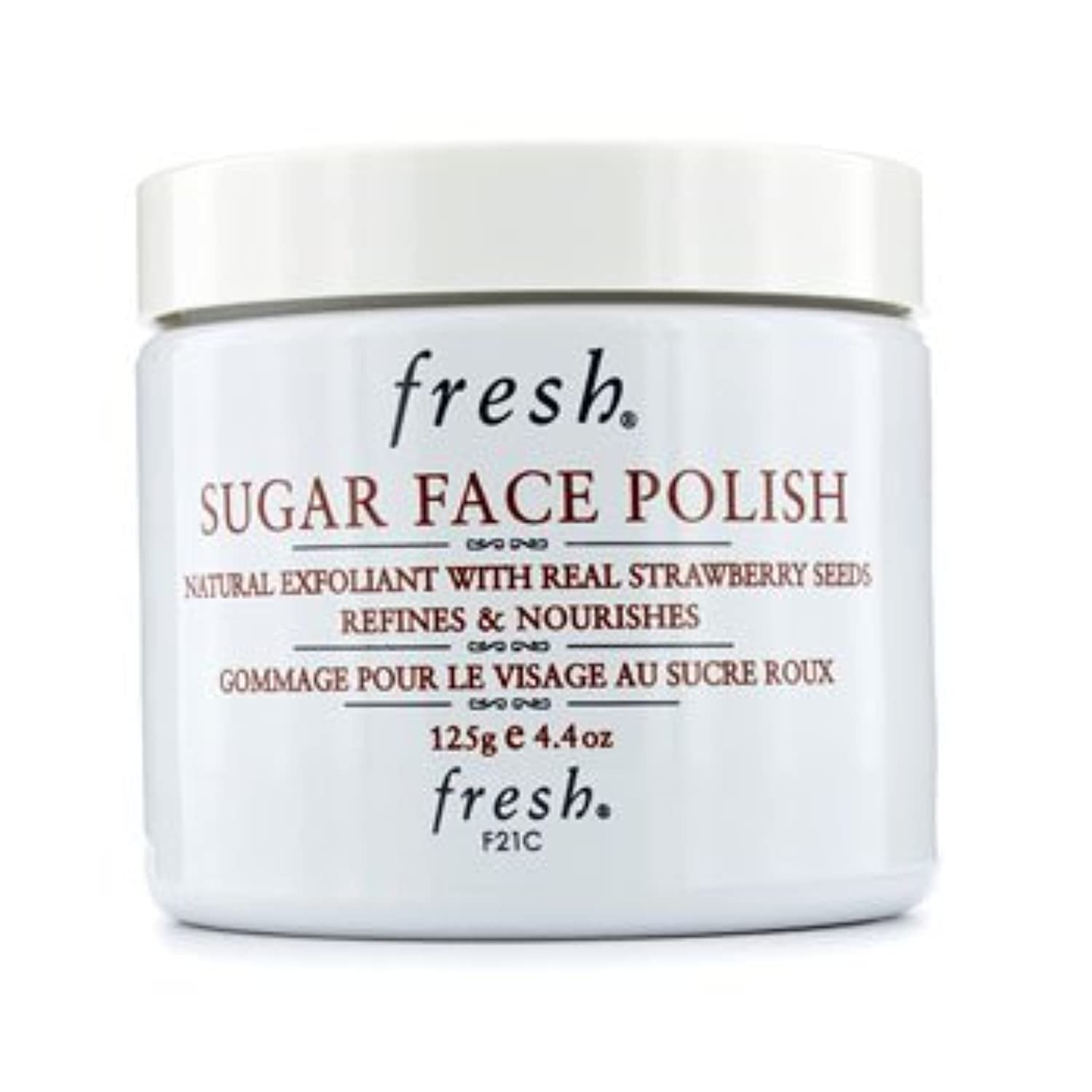 Fresh Sugar Face Polish Exfoliator (4.4 oz) – 2-in-1 Scrub & Mask for Instantly Smooth, Radiant Skin