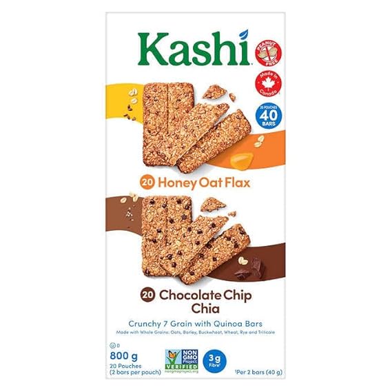 KASHI Seven Grain with Quinoa Bars, 40 Count