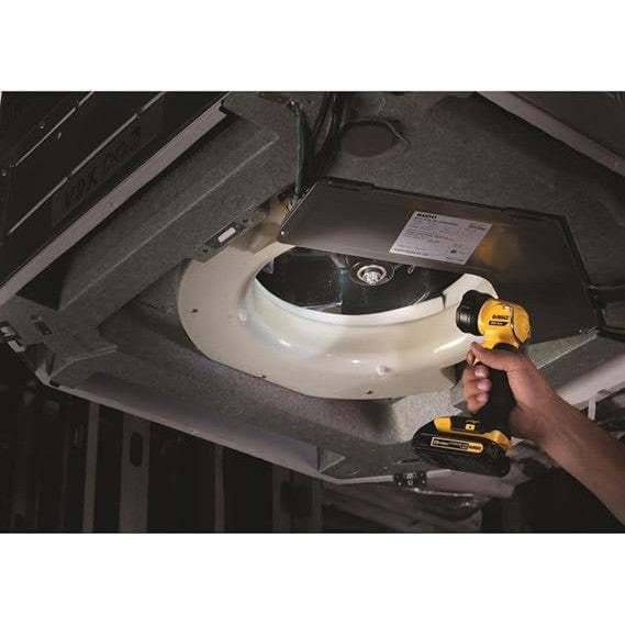 DEWALT 20V MAX LED Work Light (DCL040) - Bright 110 Lumen, Pivoting Head, Hands-Free