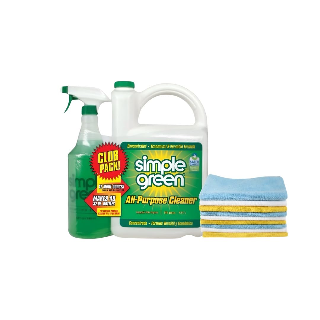 Simple Green All-Purpose Cleaner Value Pack: 140oz Refill + 32oz Spray – Powerful, Safer Cleaning!