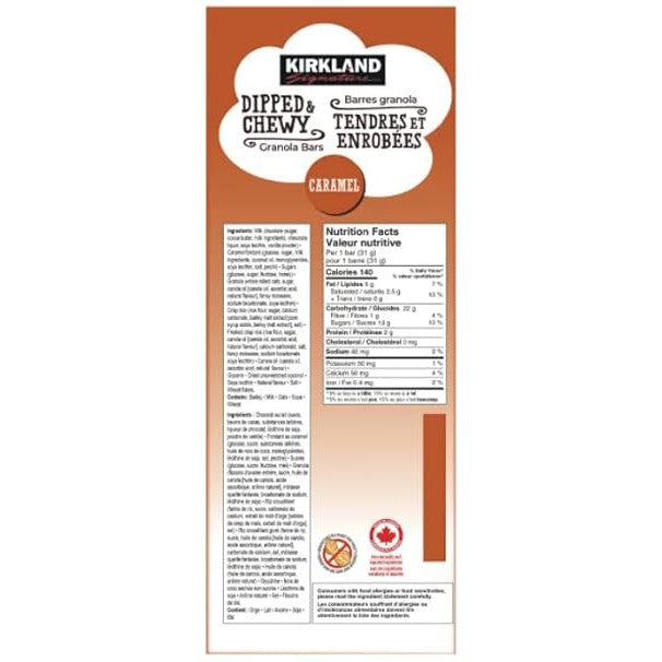 Kirkand Signature Dipped and Chewy Granola Bar