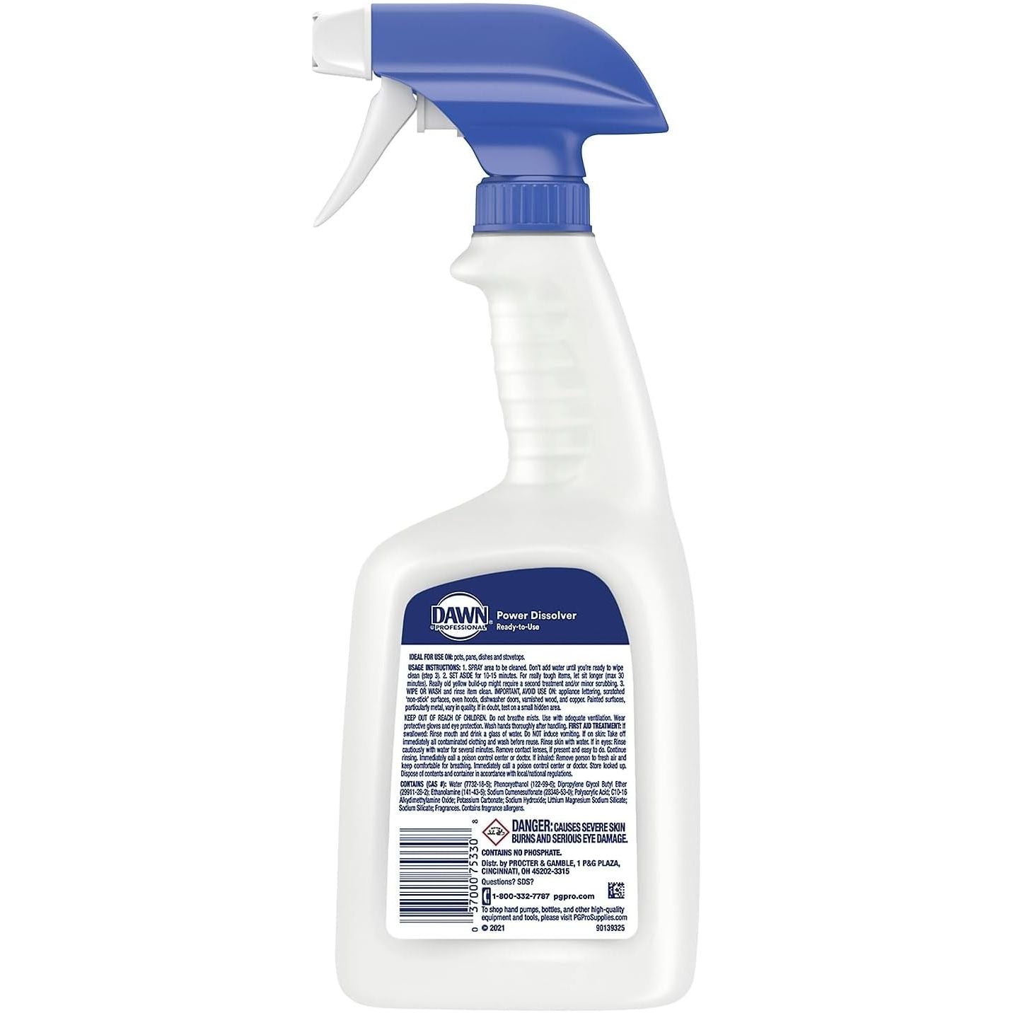 Dawn Professional Power Dissolver: Ultimate Grease & Carbon Cleaner for Kitchens (32oz, 2-Pack)
