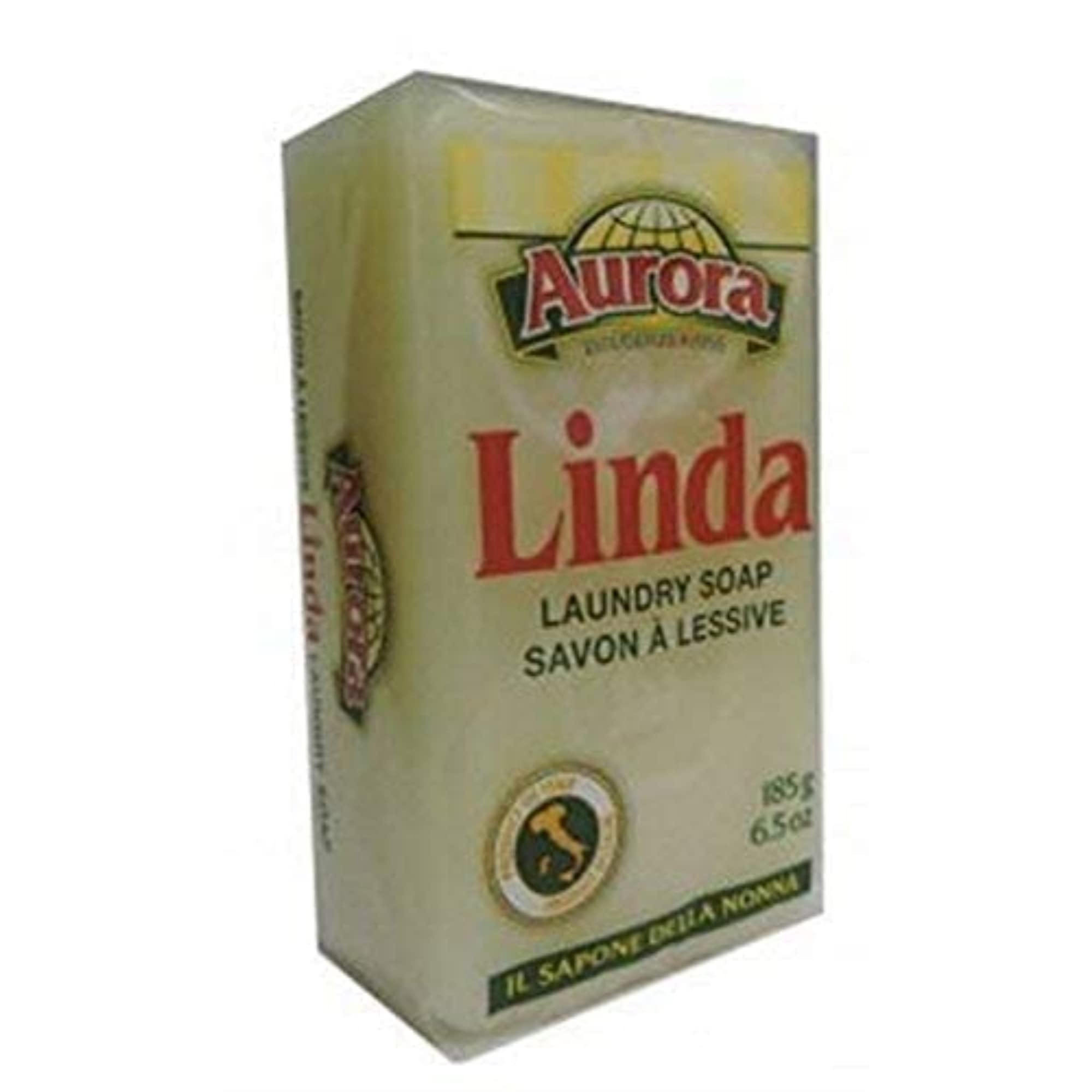 Linda Traditional Laundry Soap Bars: Powerful Stain Remover & Gentle Fabric Care (3-Pack, 6.5 oz)