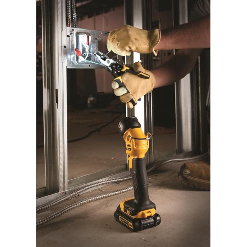 DEWALT 20V MAX LED Work Light (DCL040) - Bright 110 Lumen, Pivoting Head, Hands-Free