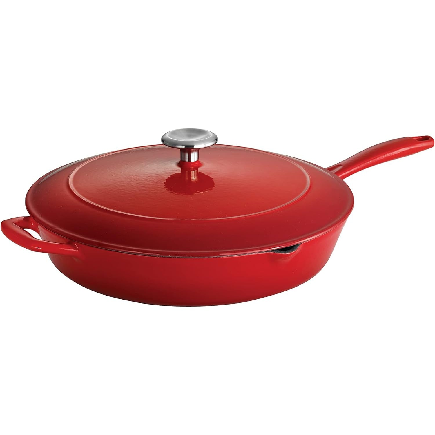 Tramontina Enameled Cast Iron Skillet Set (9" & 12") – Superior Heat Retention, Easy-Clean, Oven-Safe, All Cooktops