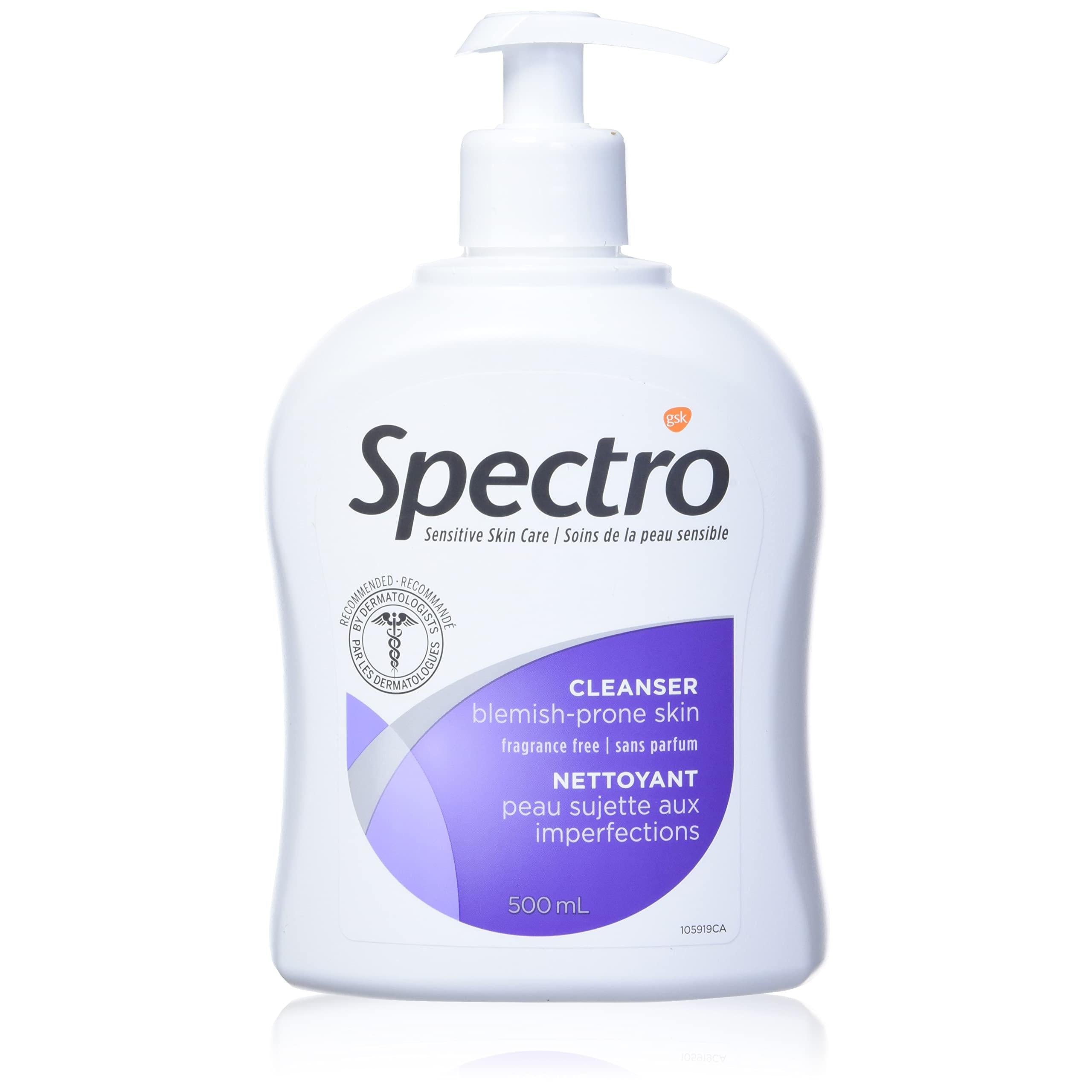 Spectro Jel Cleanser 500ml (17 Fl.oz.) Pump (For Blemish Prone Skin (Fragrance Free))