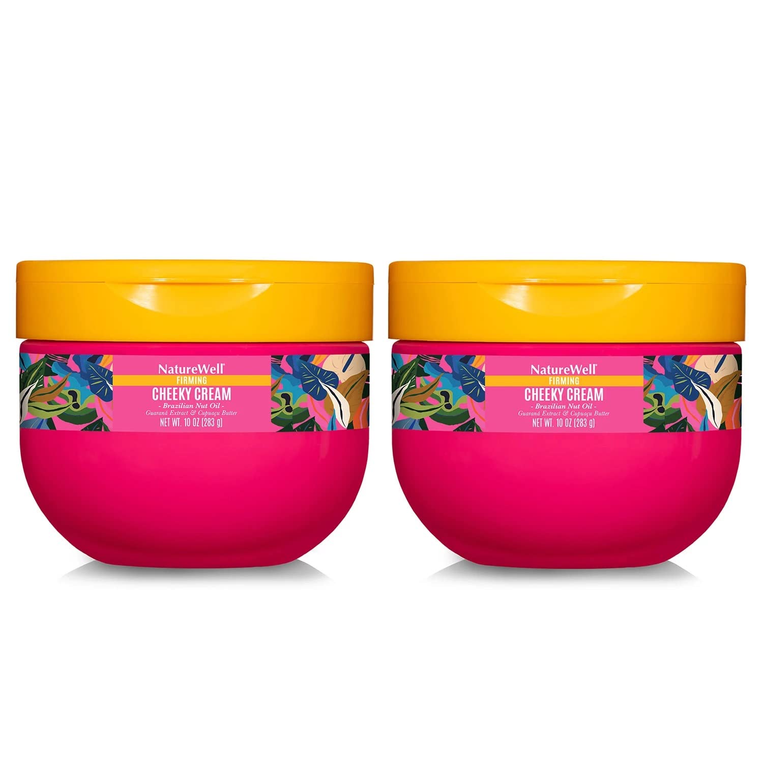 Unveil Smoother, Firmer Skin: NatureWell Firming Cheeky Cream - Antioxidant Rich, 2-Pack (10oz Each)