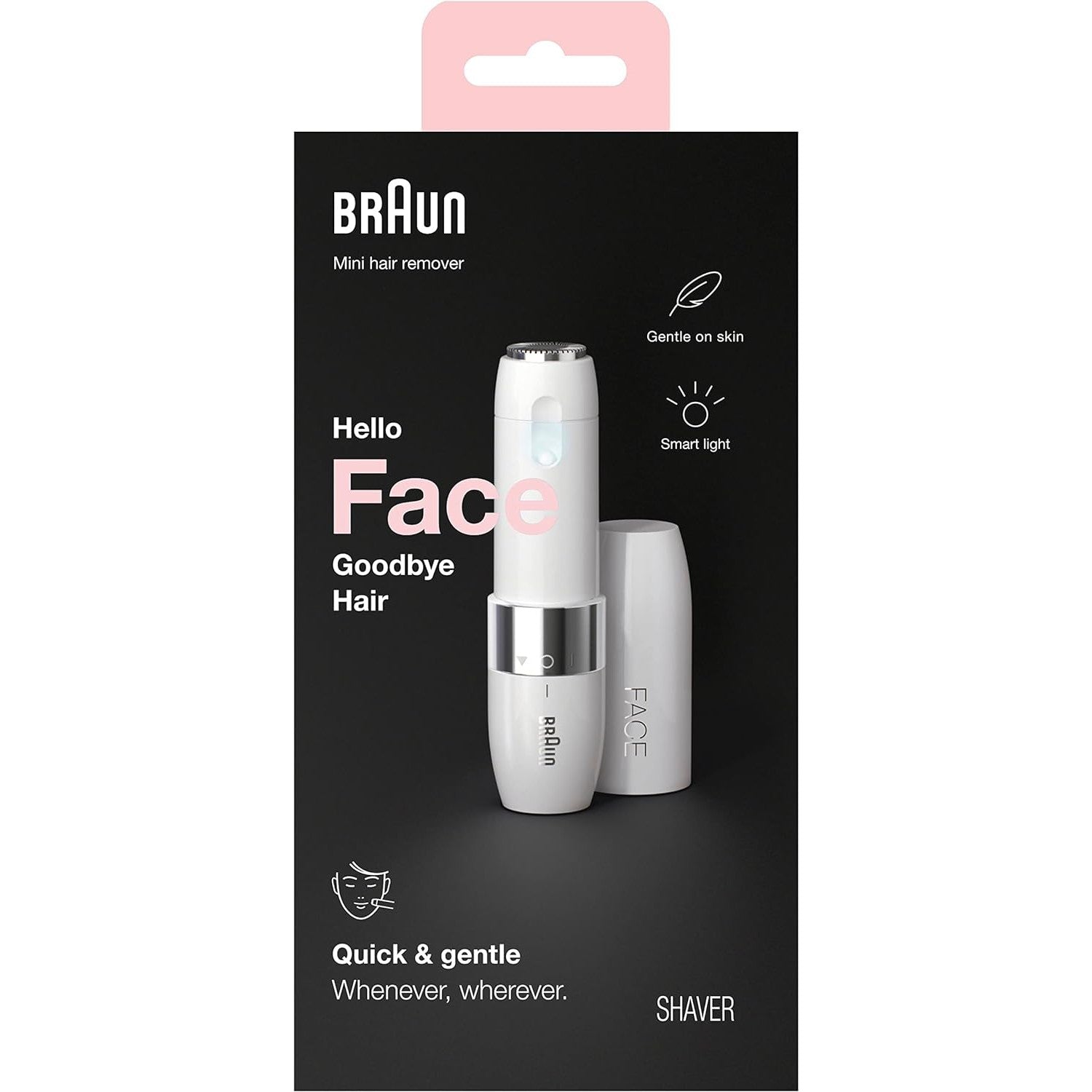 Flawless Face Instantly: Braun Mini Electric Hair Remover for Women – Gentle, Precise & Portable for Smooth Skin & Perfect Makeup