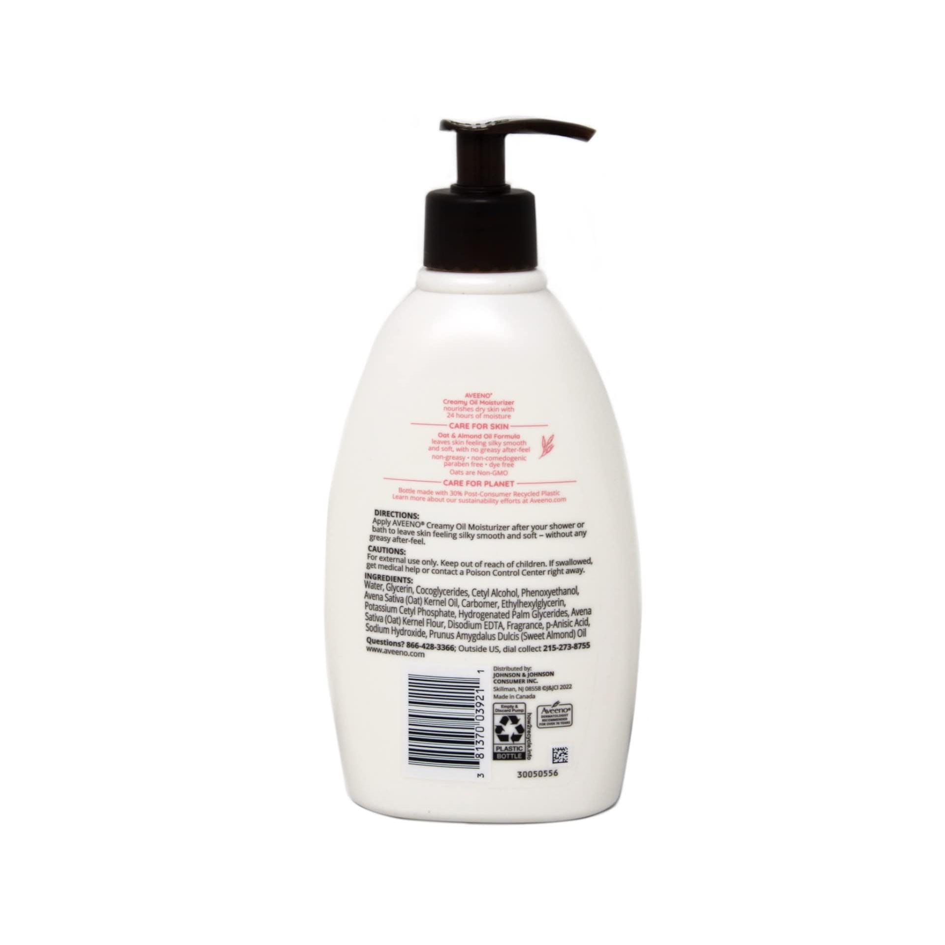 Aveeno Creamy Moisturizing Oil 12oz