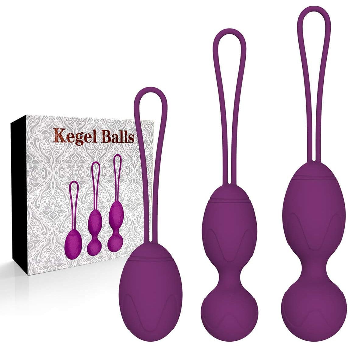 Reclaim Your Confidence: Premium Kegel Exercise Balls for Women – Pelvic Floor Strength, Bladder Control & Enhanced Intimacy (3-Stage Set, Pink)