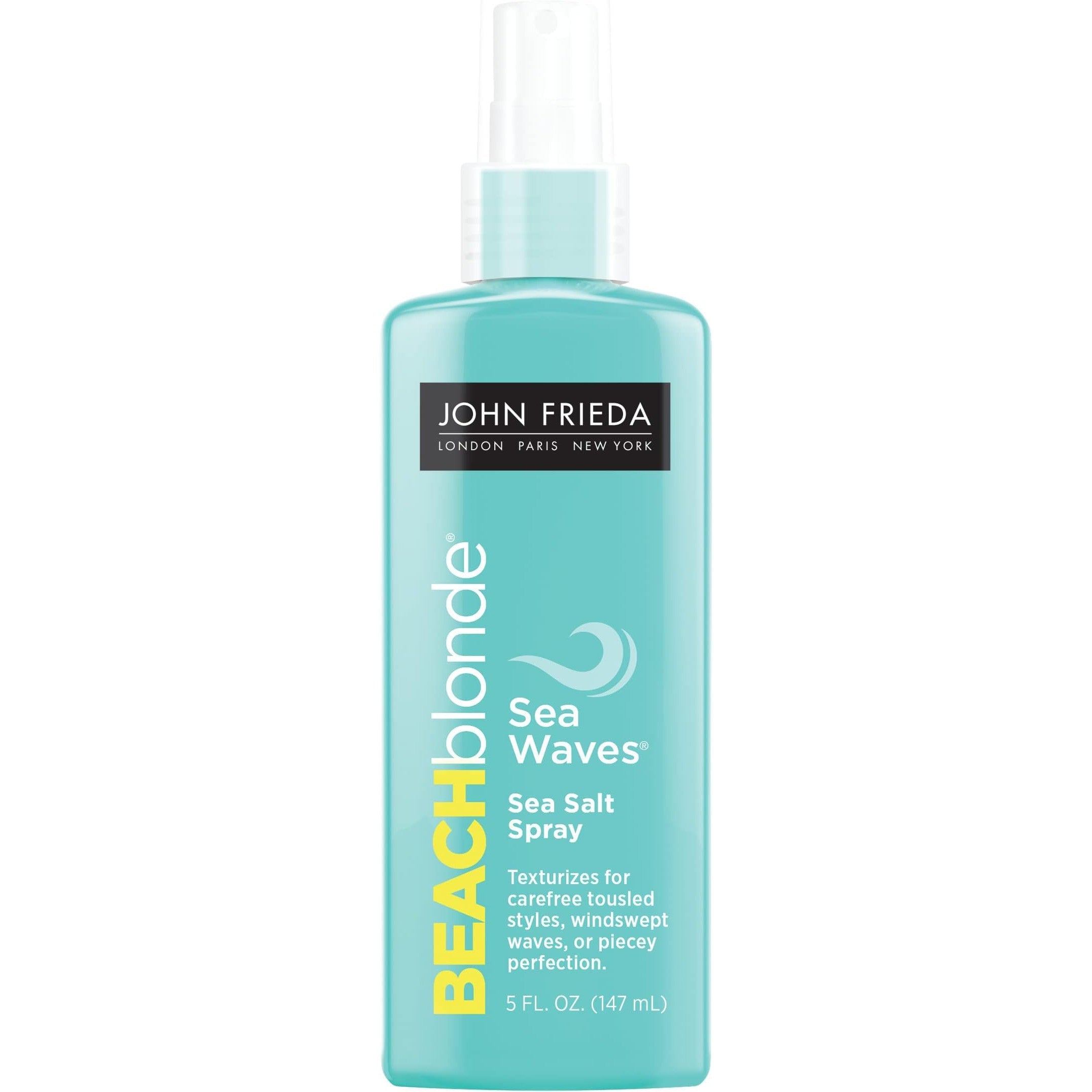 John Frieda Beach Blonde Sea Salt Spray (5oz) - Tousled Waves, Texturizing Volume, Silicone-Free