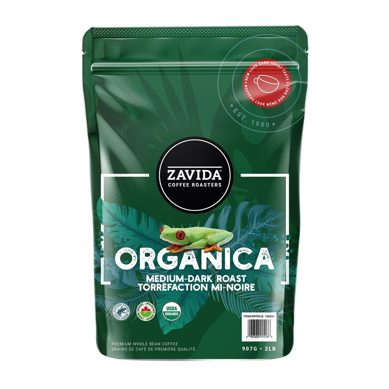 Zavida Coffee Whole Beans, 2 pounds (Organica)