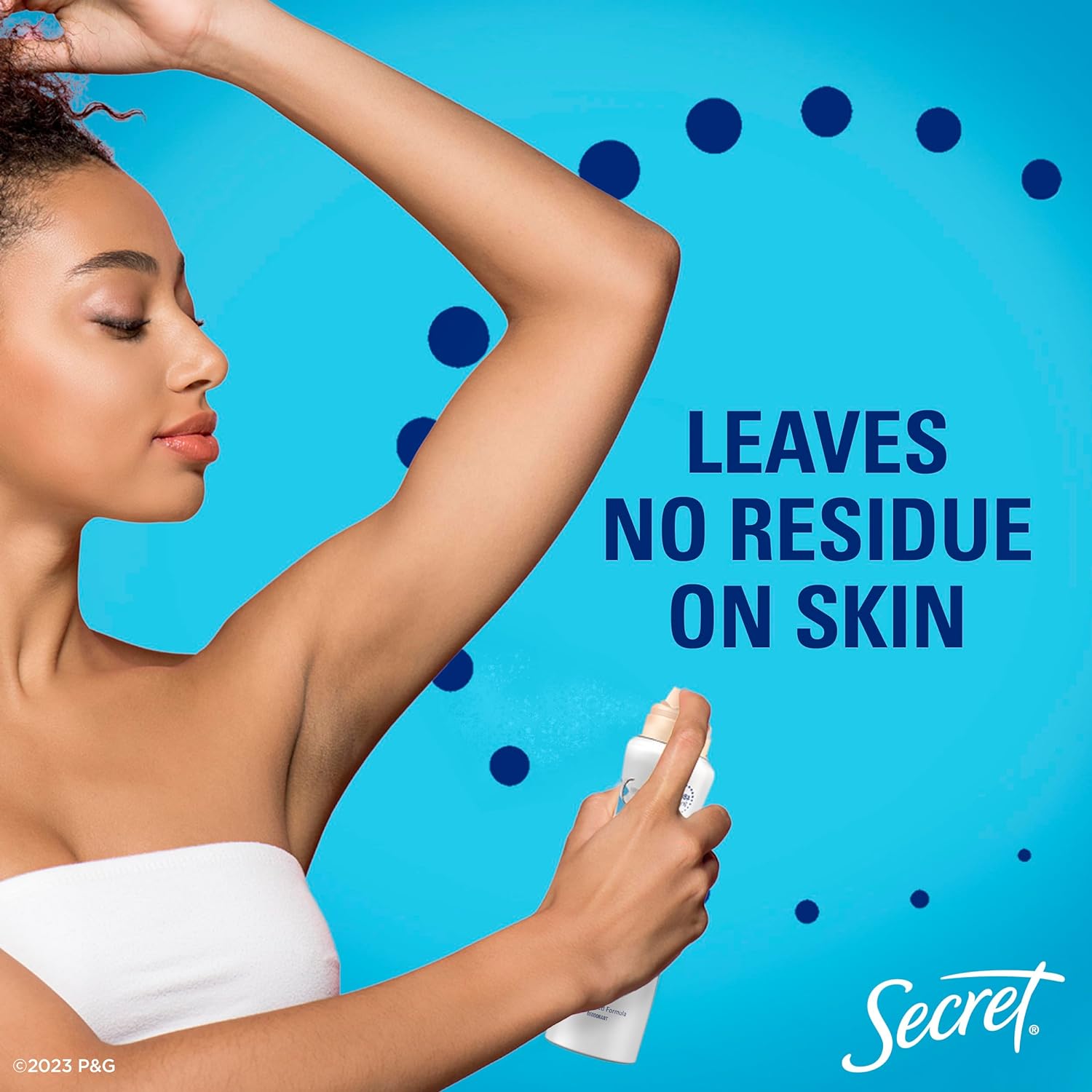 Secret Dry Spray Antiperspirant Deodorant for Women, 48Hr Protection, Vanilla, Wild Rose & Waterlily Scents, 4.1 oz (3-Pack)