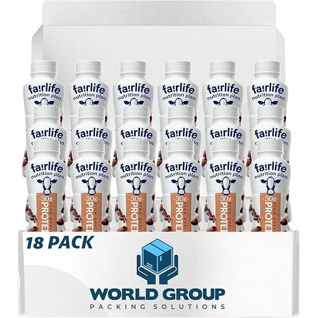 Fairlife Chocolate Protein Shake, 18 Pack: 30g Protein, Low Sugar - Fuel Energy & Muscle Recovery