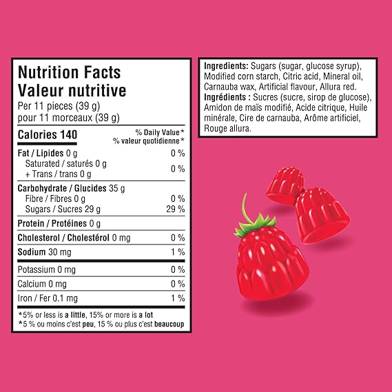 Maynards Swedish Berries Candy Family Size 816g/28.7oz