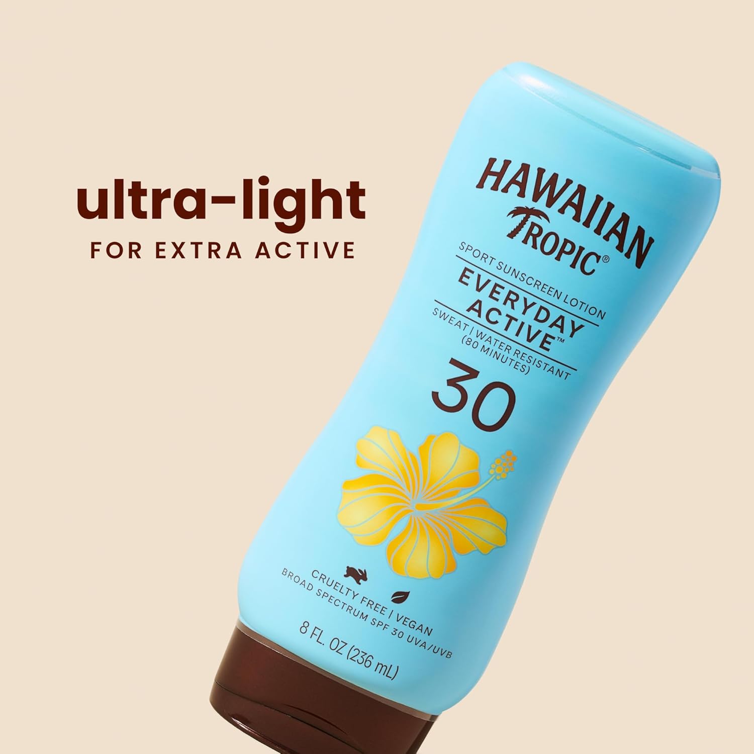 Hawaiian Tropic Sunscreen SPF 30, Sunblock, Oxybenzone Free Sunscreen, Broad Spectrum Sunscreen Pack, 8oz each