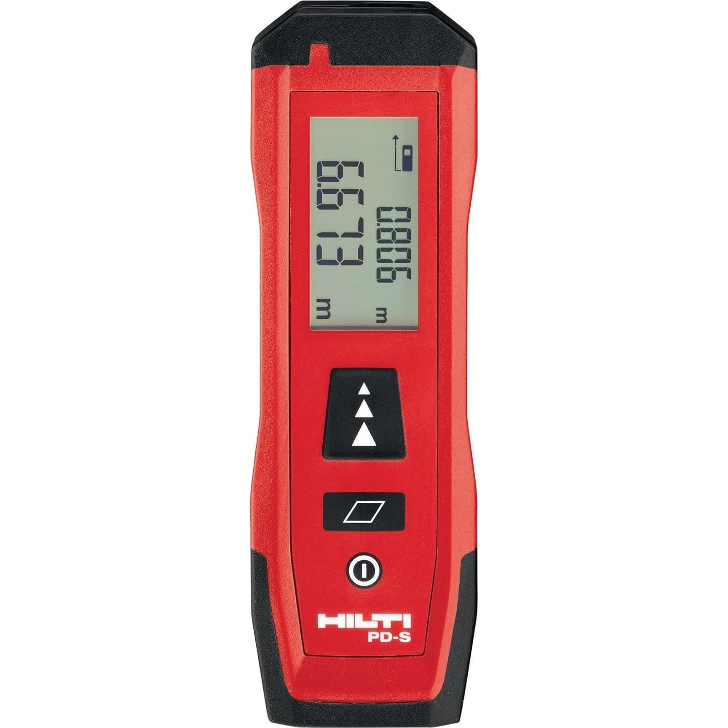 Hilti PD-S Laser Distance Meter: Pro-Grade Accuracy (197ft/60m) – Fast Area & Distance Measuring Tool with Backlit Display