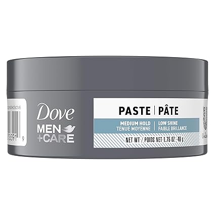 Dove Men+Care Sculpting Paste (1.75oz) - Medium Hold, Matte Finish for Textured, Restyleable Hair