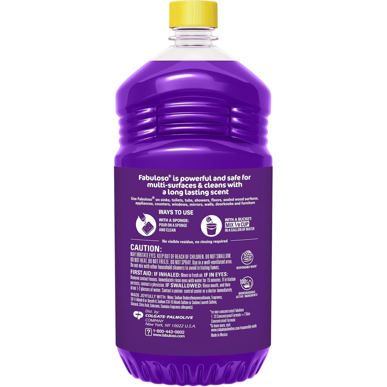 Fabuloso Lavender 2X Concentrated All-Purpose Cleaner (2-Pack, 210 fl oz Bottles) – Lasting Freshness & Powerful Clean