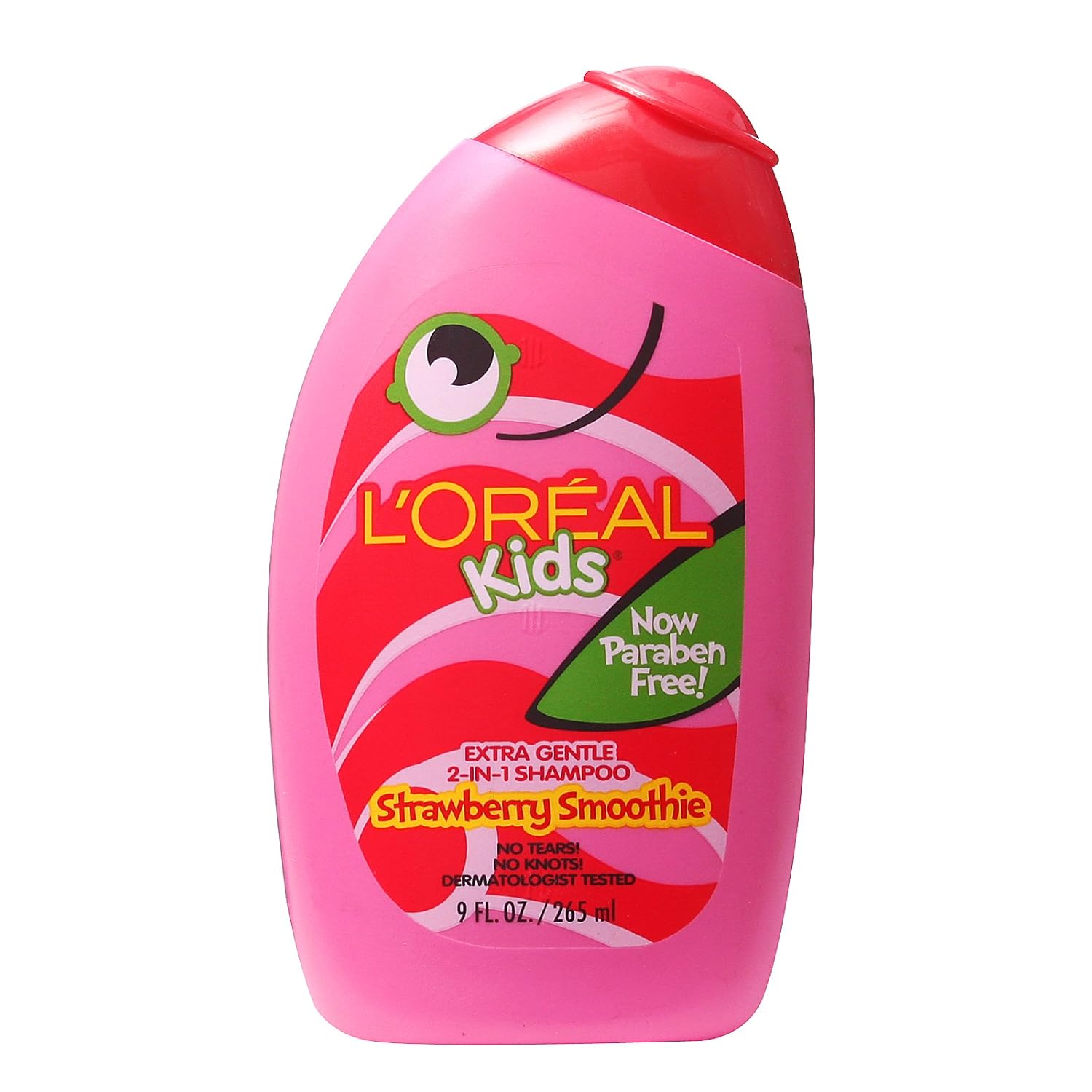 L'Oreal Kids Extra Gentle 2-in-1 Shampoo, Strawberry Smoothie, 9 fl, oz.