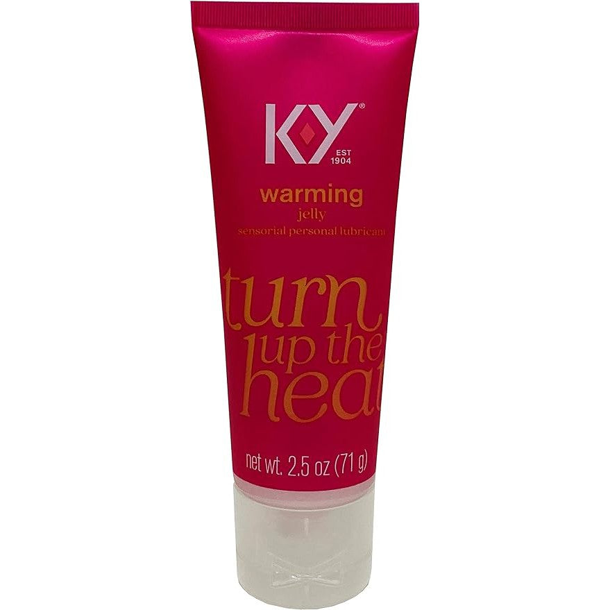 K-Y Warming Jelly Lube (2.5oz) - Sensorial Heat & Enhanced Pleasure, Condom Safe