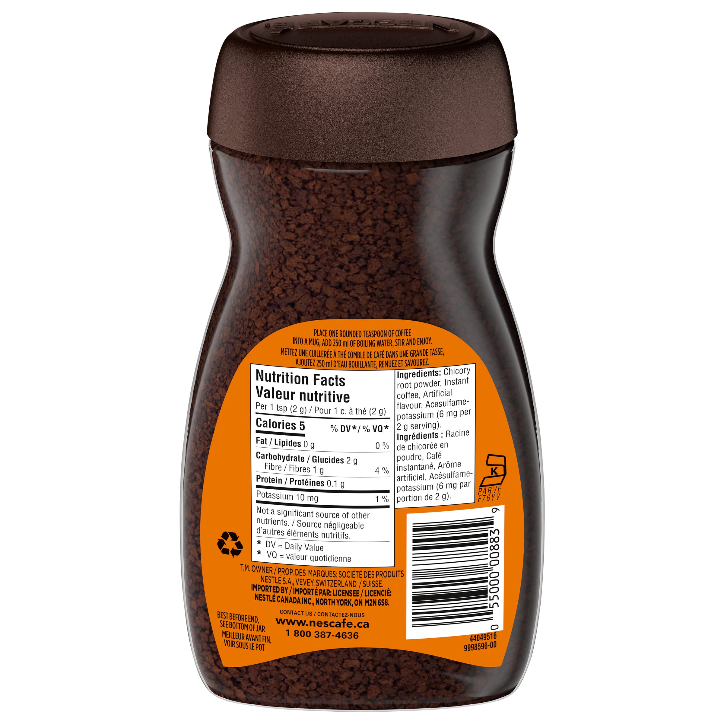 Nescafé Rich Hazelnut Instant Coffee - Smooth Flavored Brew (100g Jar)