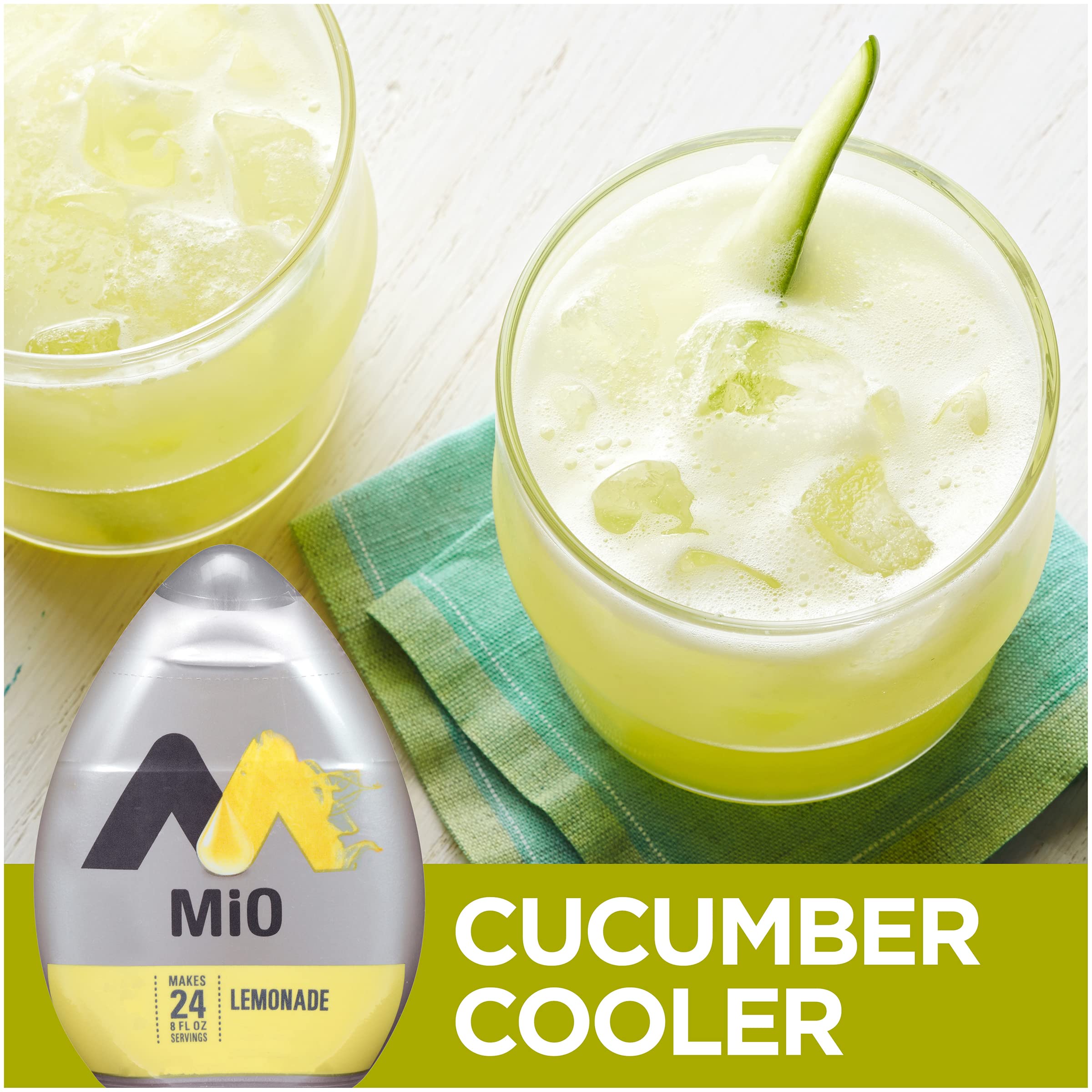 MiO Lemonade Liquid Water Enhancer – Zero Calorie Drink Mix, 1.62 oz (6 Pack)