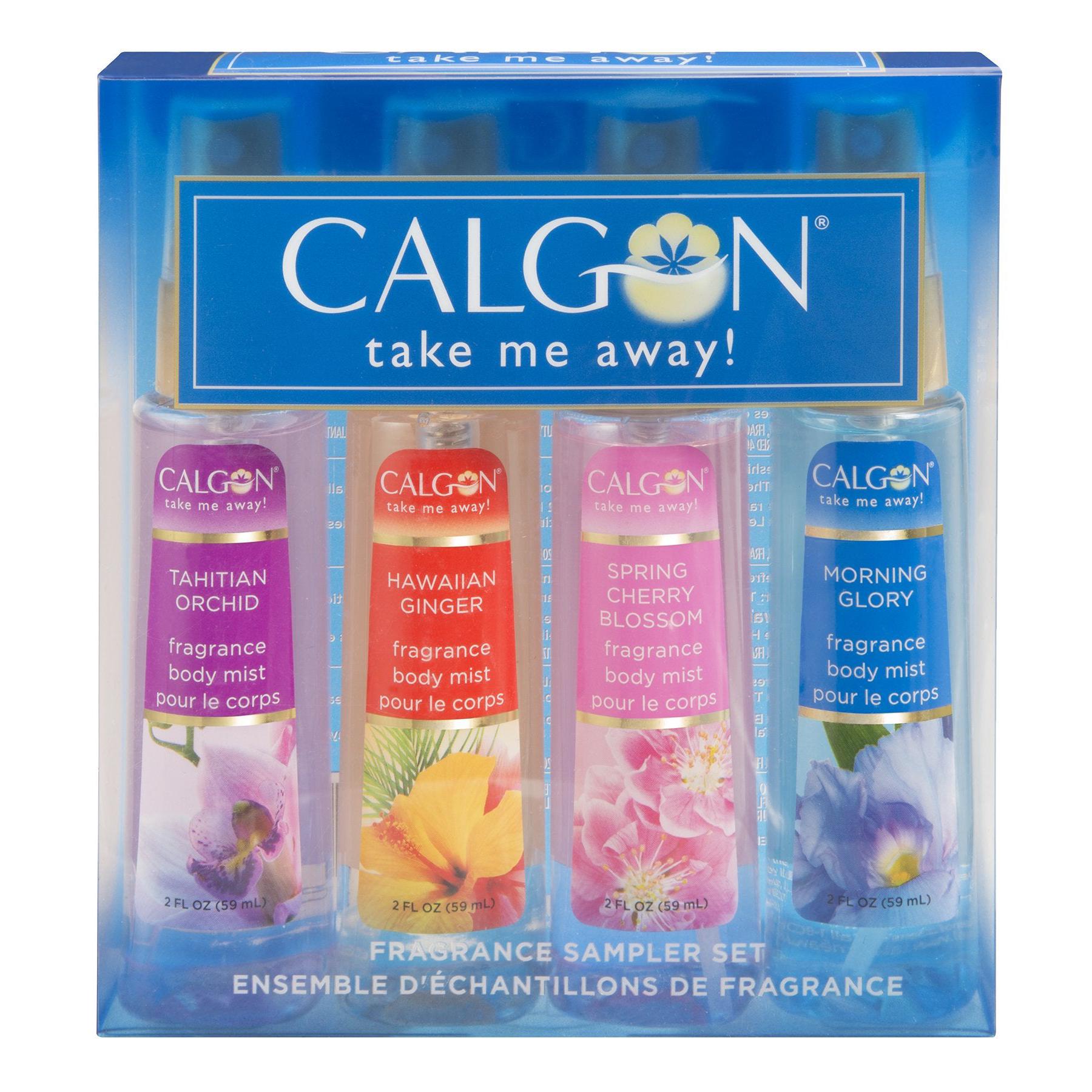 Calgon Take Me Away Body Mist Gift Set - 4 Refreshing Fragrance Sprays (2 fl oz Bottles)