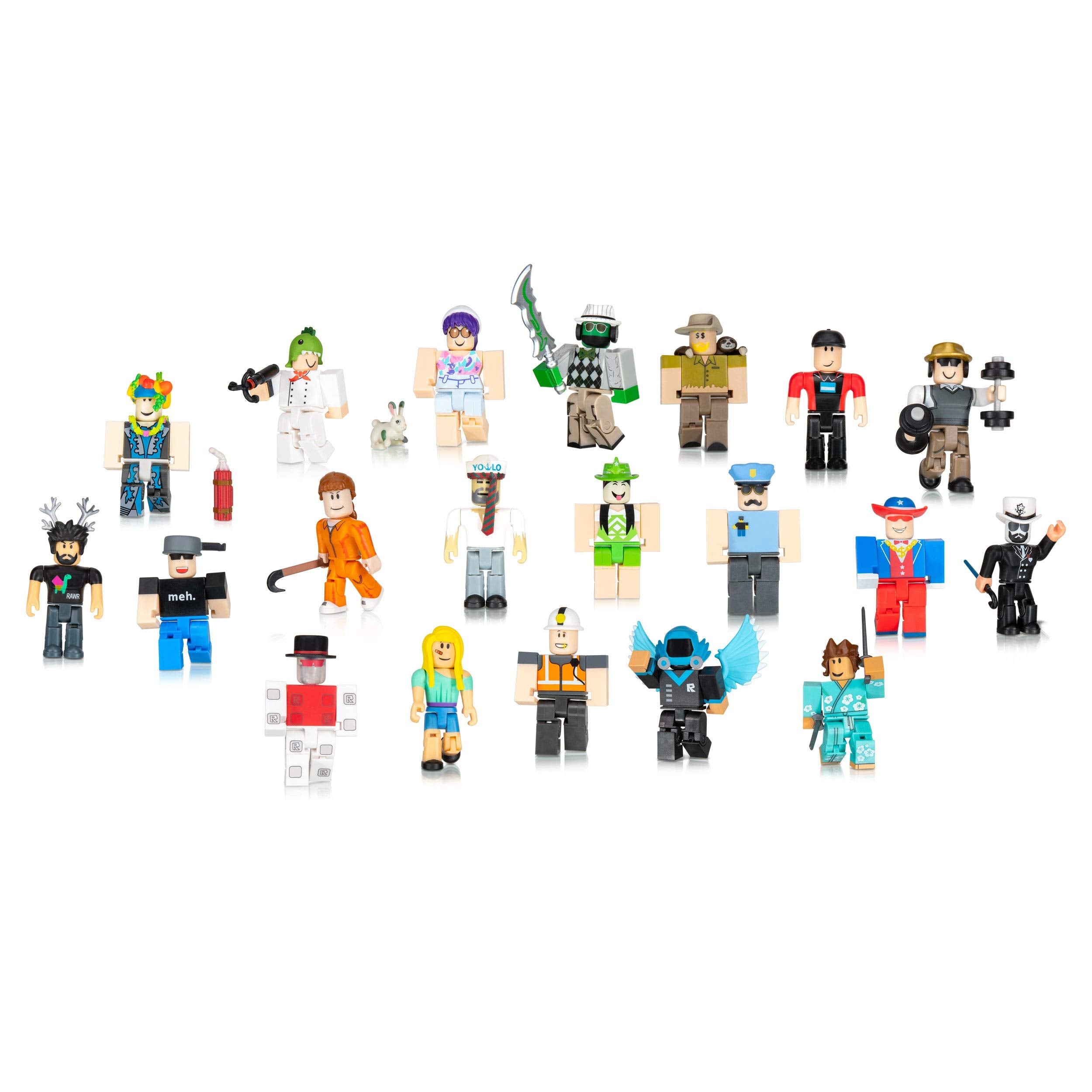 Roblox "From The Vault" 20 Figure Action Collection with Exclusive Virtual Items