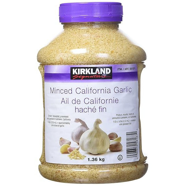 KIRKLAND SIGNATURE California Garlic, Minced 48 Ounce (581871)