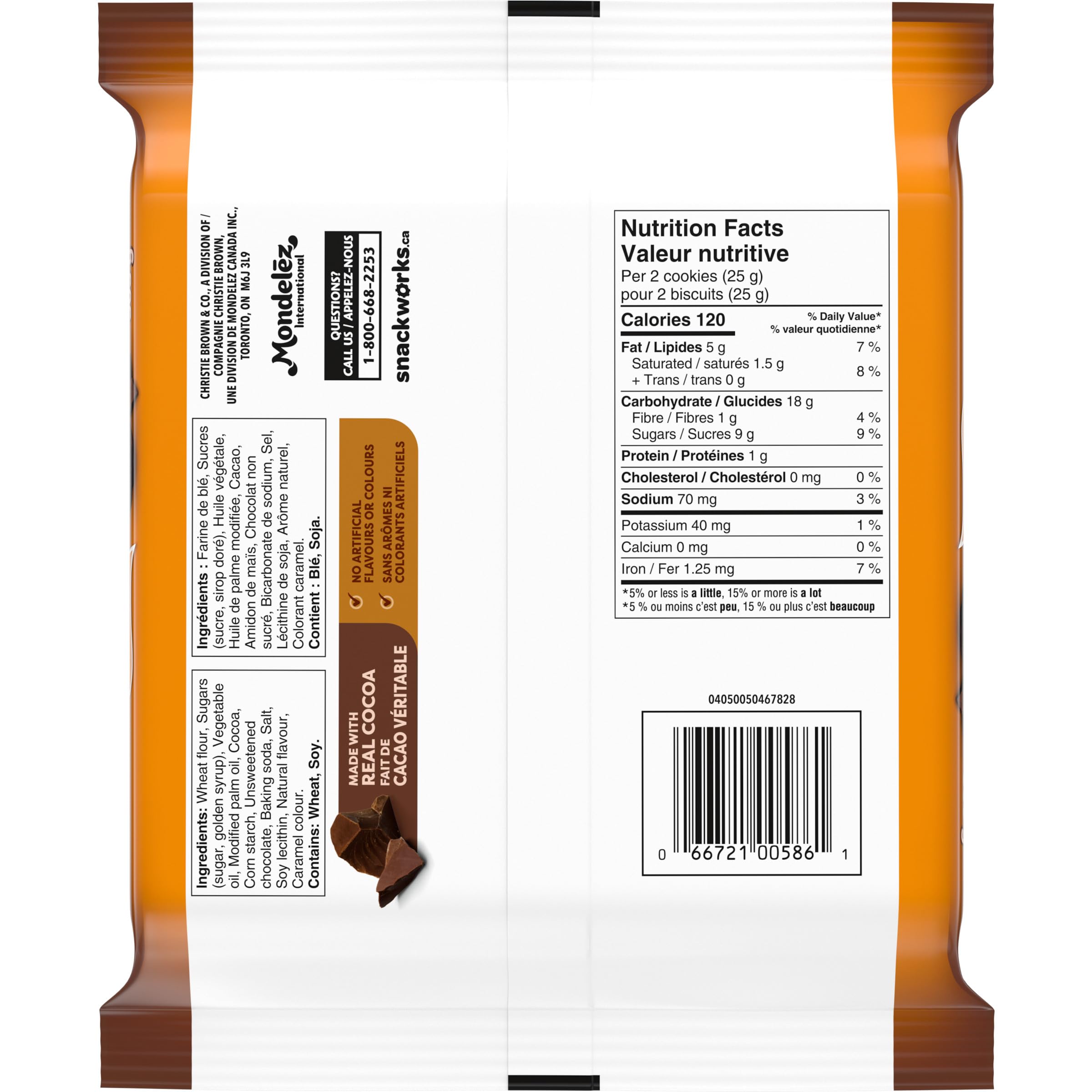 Christie Fudgeeo Original Chocolate Cookies, 303g/10.68oz