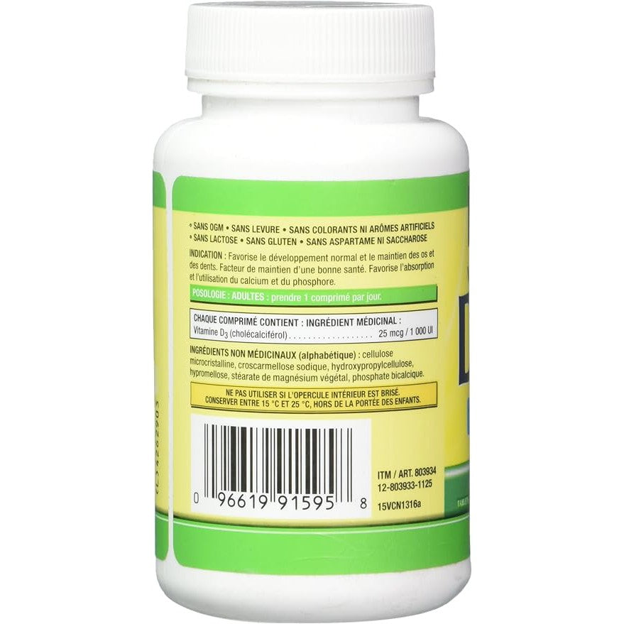 Kirkland Signature Vitamin D3 1000 IU, 360 Tablets