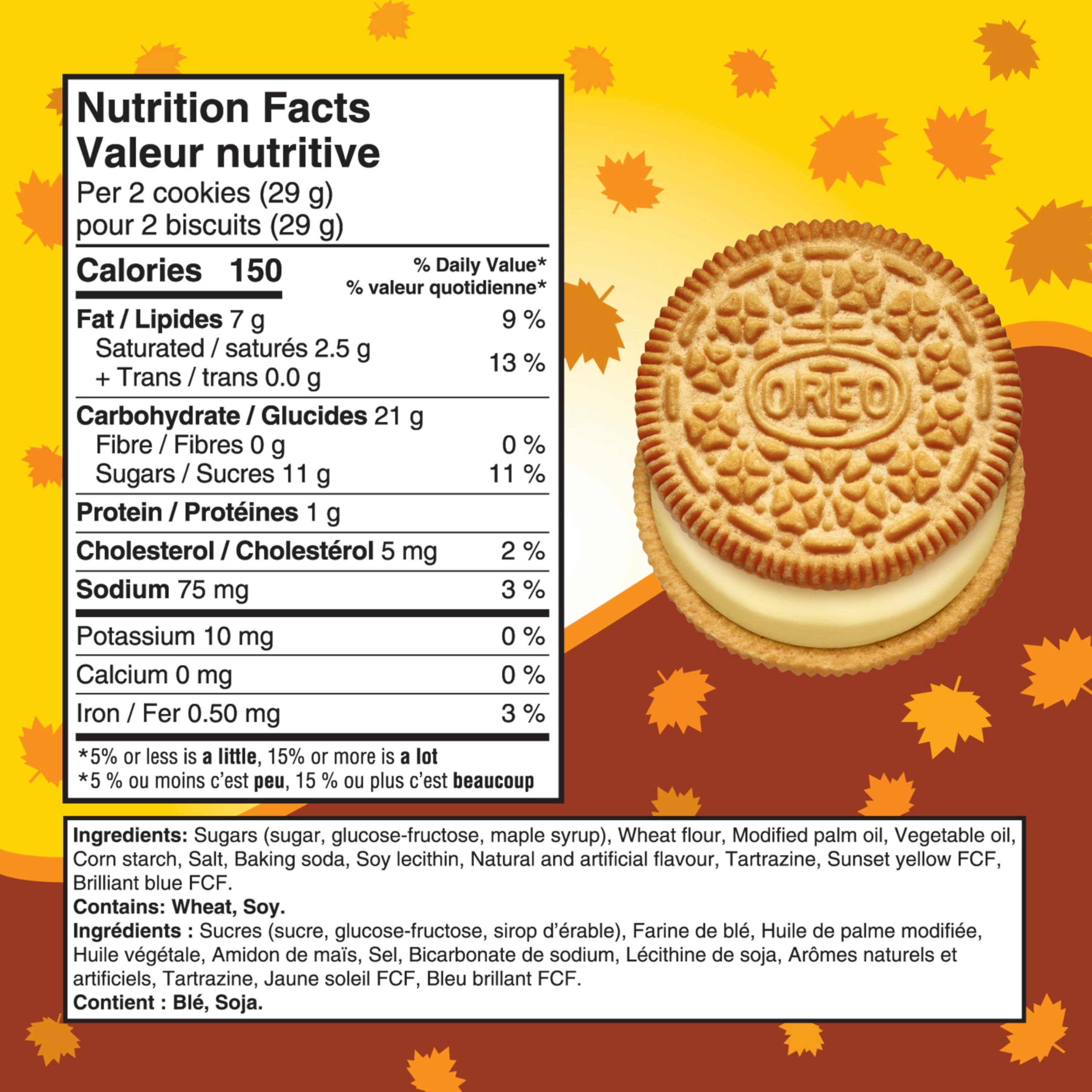 OREO MAPLE CREME 261 G