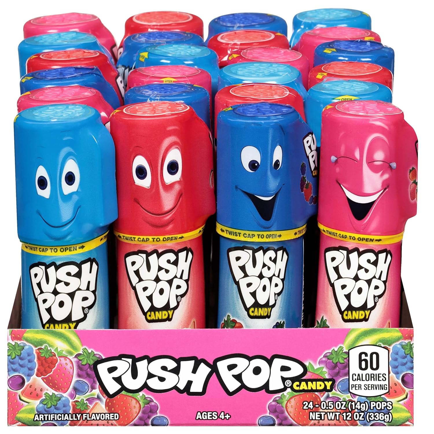 Push Pop Paradise: 24-Count Variety Pack of Iconic Lollipops – Fruity, Fun & Party Ready!