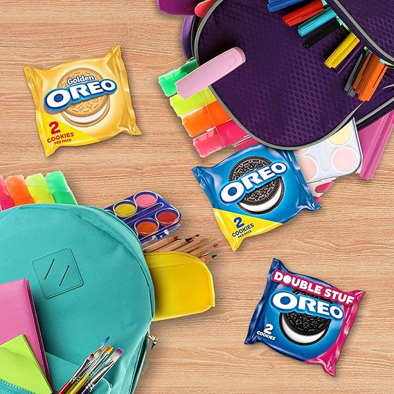 Oreo Sandwich Cookies, Variety Snack Packs, 482G
