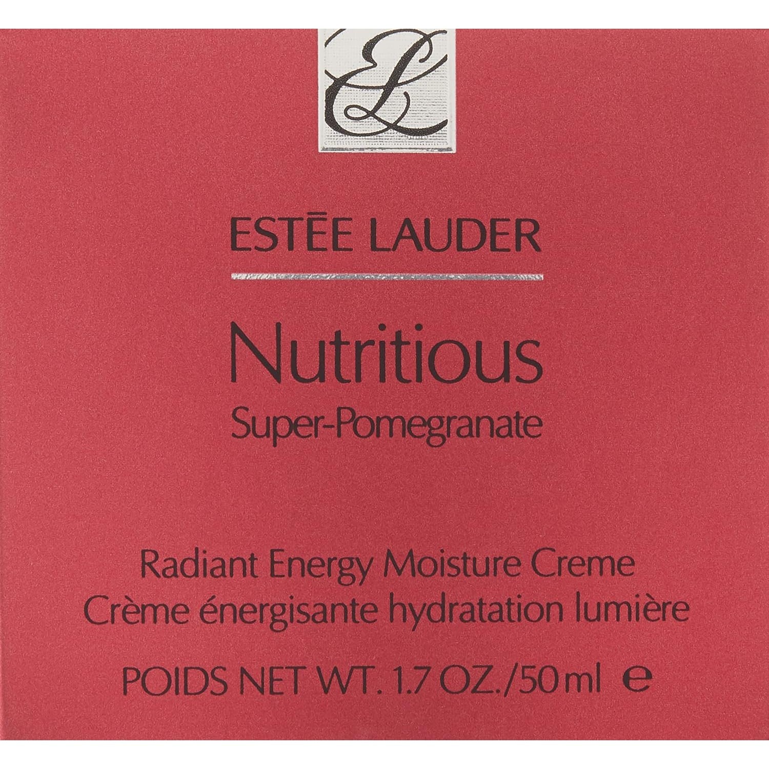 Estee Lauder Nutritious Super-Pomegranate Radiance Creme (1.7 oz) – 24Hr Hydration for Glowing, Plump Skin