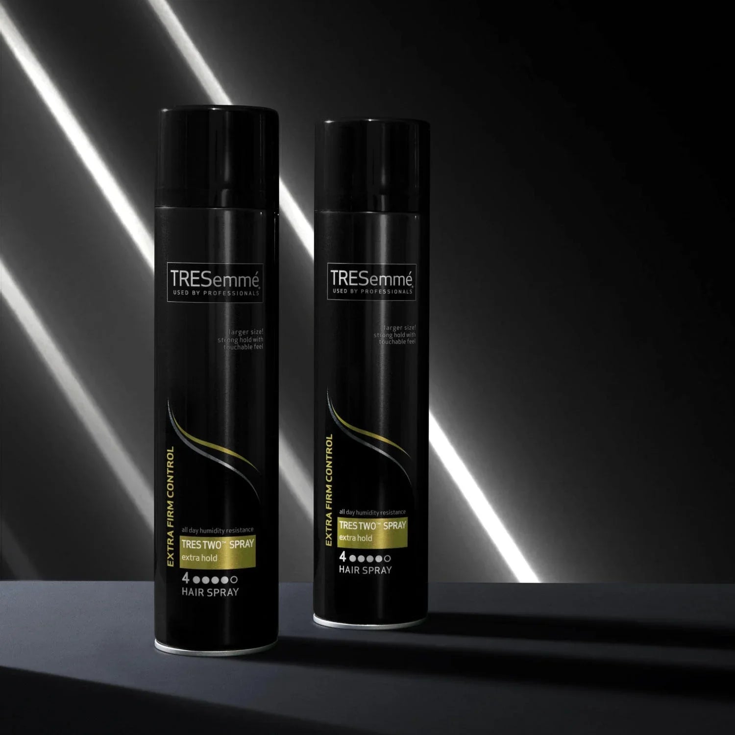 TRESemmé Extra Firm Control Hair Spray (2-Pack, 14.6oz Cans) – All-Day Hold, Anti-Frizz, Humidity Resistant