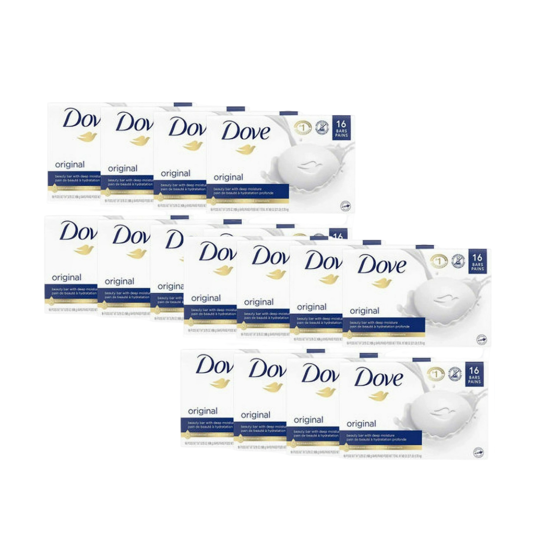 Dove Bar Soap Moisturizing 16 Bars, 4 Oz