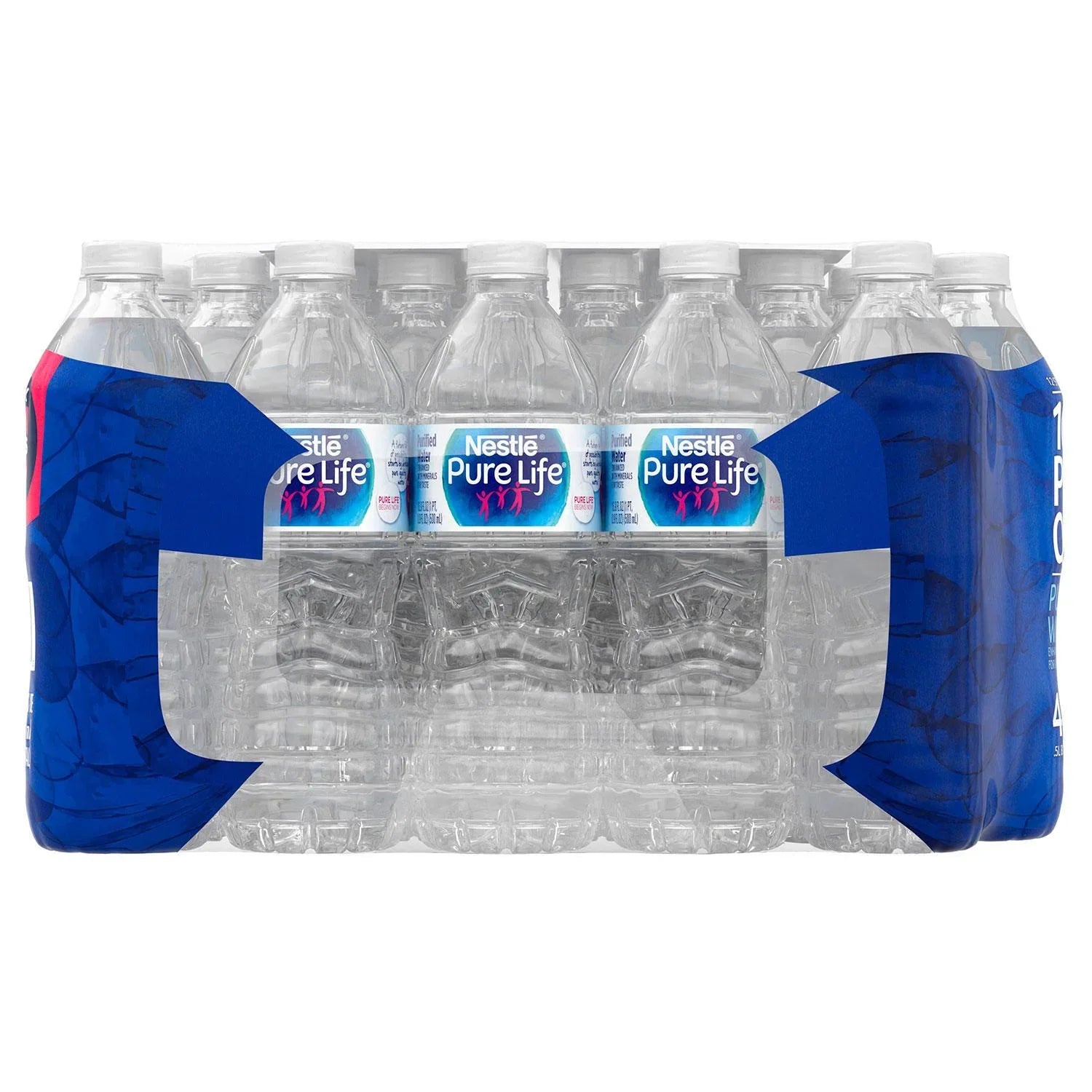 Pure Life Purified Water (40 Pack, 16.9 fl oz Bottles) – Crisp Taste for Everyday Healthy Hydration