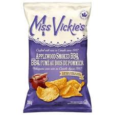 Miss Vickie's Applewood Smoked BBQ Kettle Cooked Potato Chips - Smoky & Sweet (200g / ~7oz Bag)