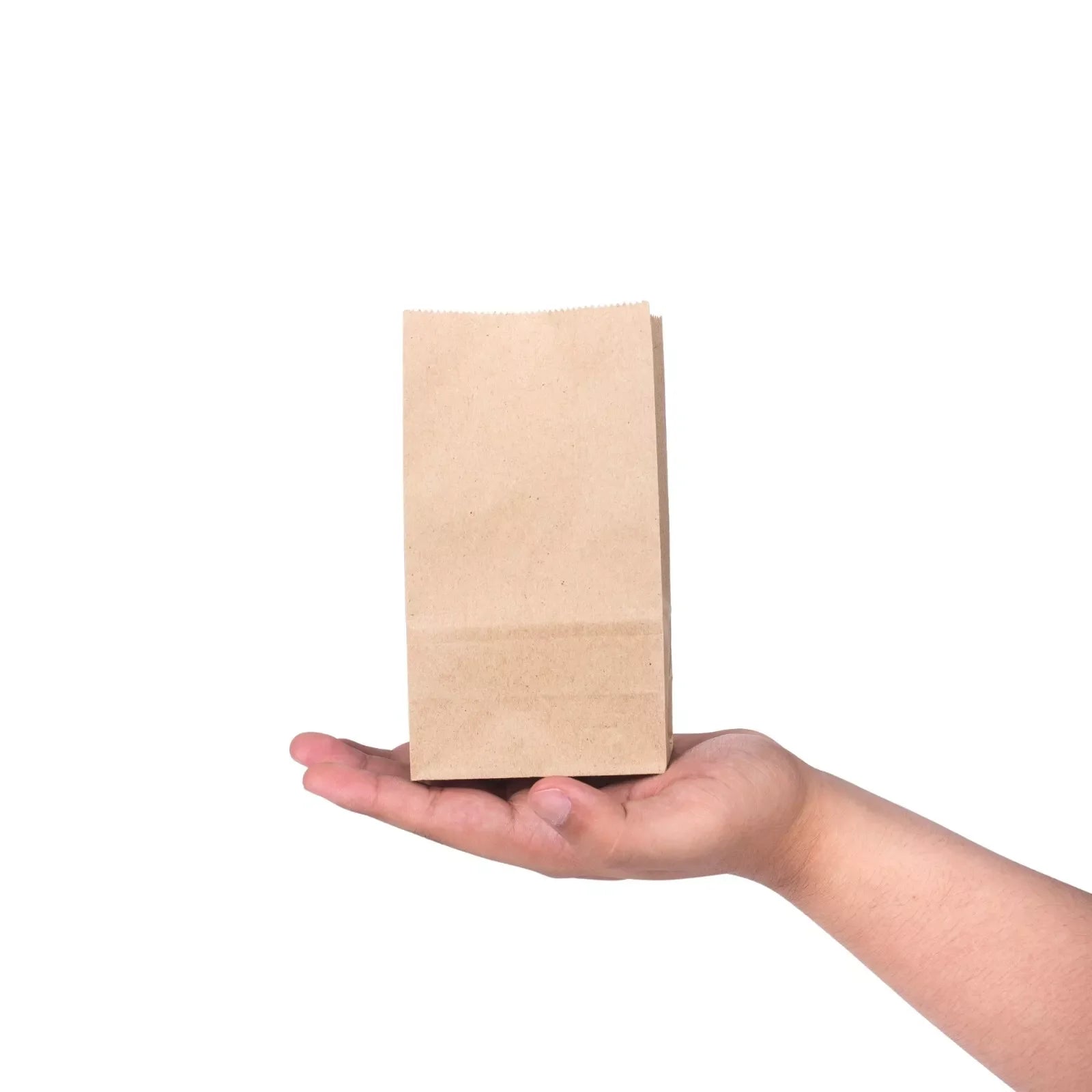 Duro 2# Brown Kraft Paper Bags (500 Count) – Versatile Small Bags for Snacks, Crafts & More!