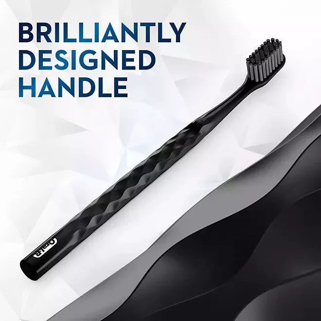 Oral-B Brilliance Whitening Toothbrush (Extra Soft, 5 Count) – X-Filaments for Plaque Removal, Whiter Teeth Day 1!