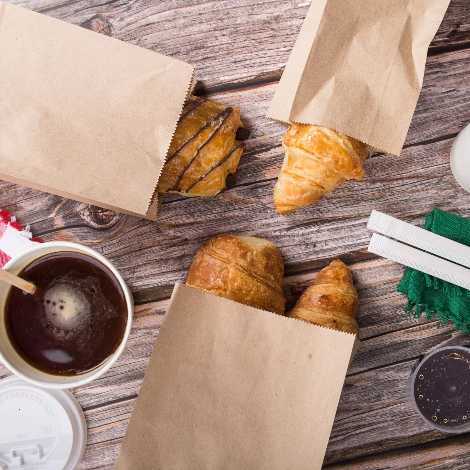 Duro 2# Brown Kraft Paper Bags (500 Count) – Versatile Small Bags for Snacks, Crafts & More!